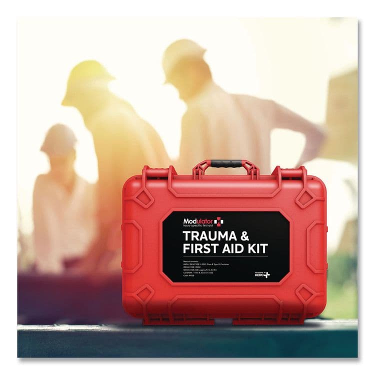 AERO HEALTHCARE Trauma Kit with Bleed Control - Rugged Hard Case, 295 Pieces (AOHM6101) thumbnail 3