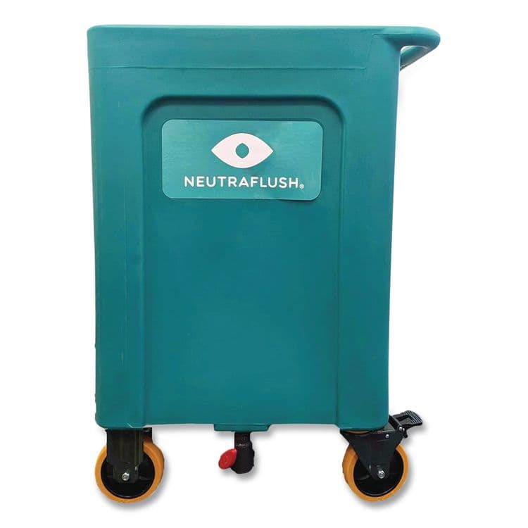 AERO HEALTHCARE Gravity Fed Eyewash Station with Drain Cart, 16 gal (AOHNFS2048C) thumbnail 3