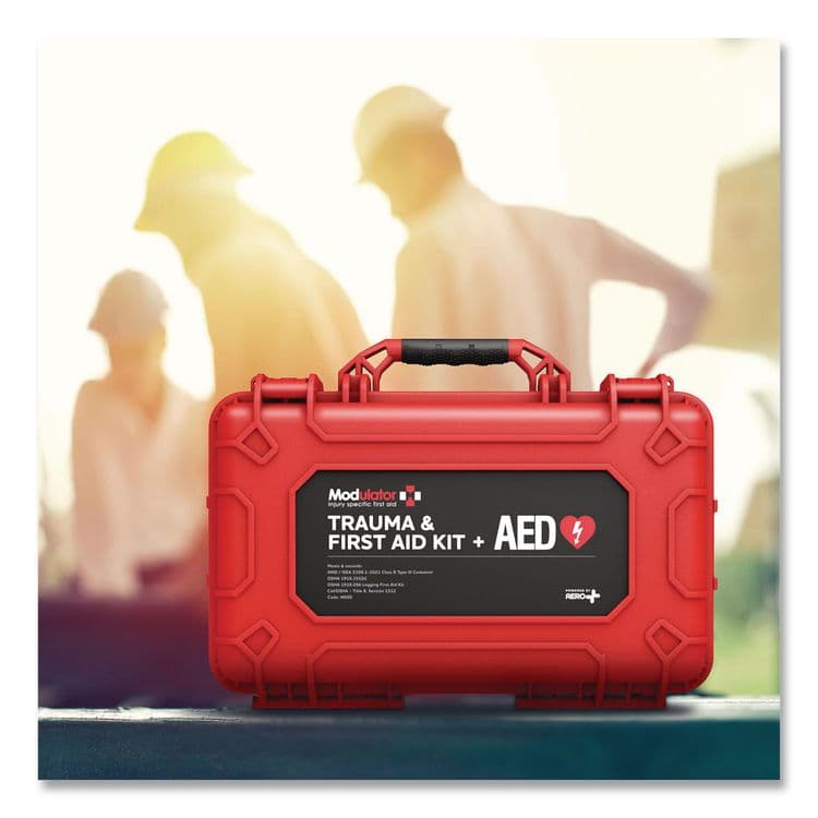 AERO HEALTHCARE Trauma Kit with HeartSine 450P - XL Rugged Hard Case, 287 Pieces (AOHM6003) thumbnail 3