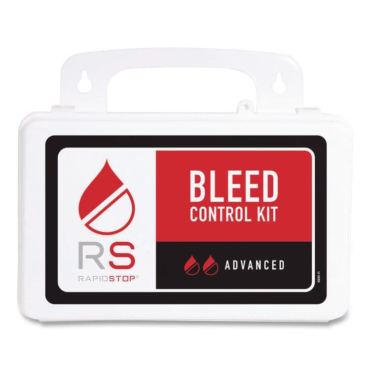 AERO HEALTHCARE Advanced Bleed Control Kit - EMS, 11 Pieces, Plastic Case (AOHRSK501E)