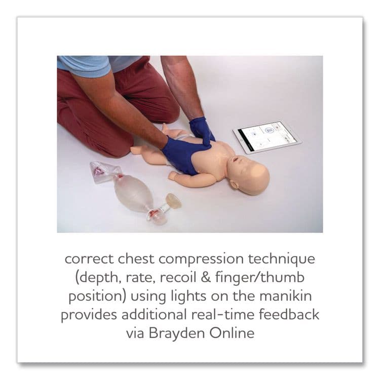 BRAYDEN Brayden PRO Baby Pediatric Feedback Manikin (AOHIM17P) thumbnail 3
