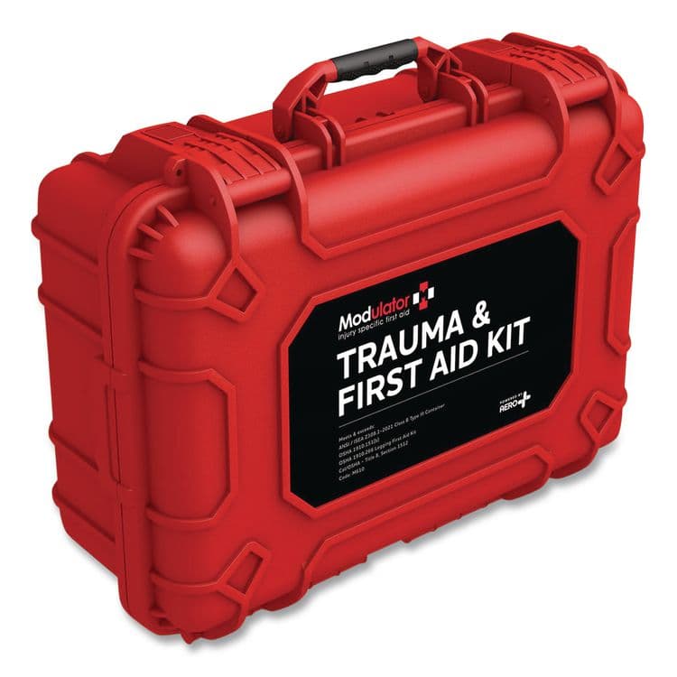 AERO HEALTHCARE Trauma Kit with Bleed Control - Rugged Hard Case, 295 Pieces (AOHM6101) thumbnail 2