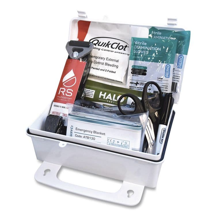 AERO HEALTHCARE Standard Bleed Control Kit - Military, 10 Pieces, Plastic Case (AOHRSK500)