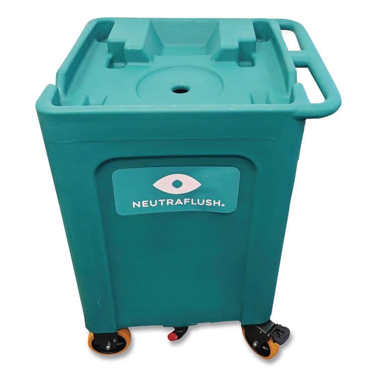 AERO HEALTHCARE Gravity Fed Eyewash Station with Drain Cart, 16 gal (AOHNFS2048C) thumbnail 4