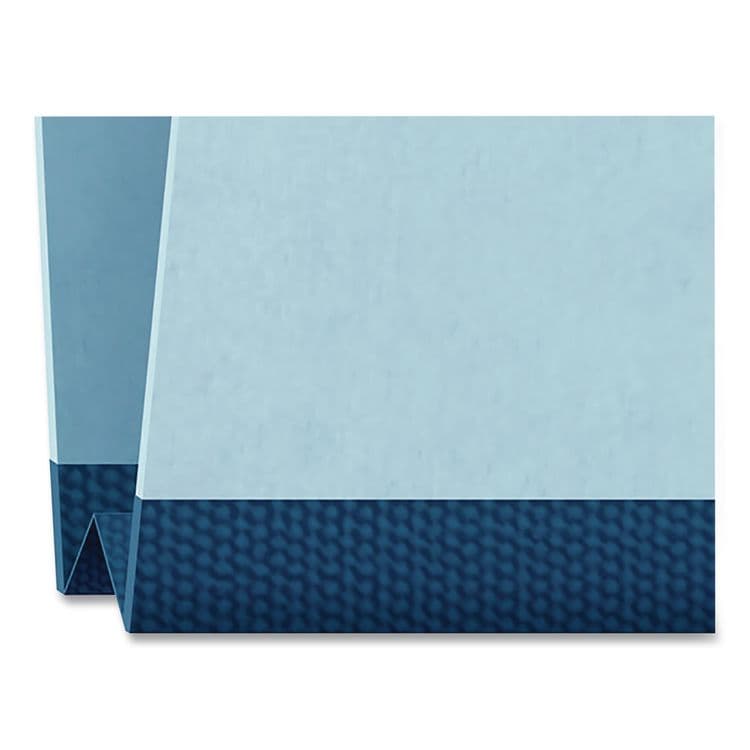TOPS BUSINESS FORMS Pressboard Expanding File Folders, 1/3-Cut Tabs: Assorted, Legal Size, 1" Expansion, Blue, 25/Box (PFX9300T13) thumbnail 4