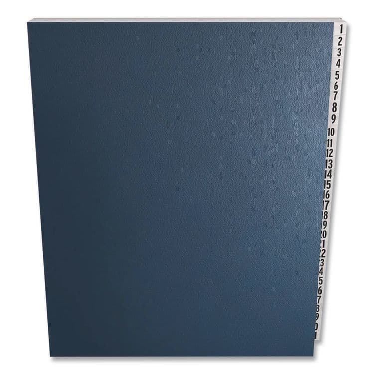 TOPS BUSINESS FORMS Expanding Desk File, 42 Dividers, Month/Date Index, Letter Size, Dark Blue Cover (PFXDDF5OX) thumbnail 3