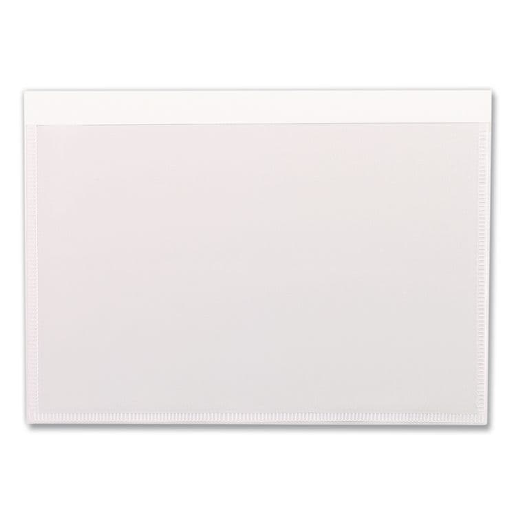 TOPS BUSINESS FORMS Self-Adhesive Pockets, 8" x 5", Clear Front/White Back, 100/Box (PFX99377) thumbnail 2
