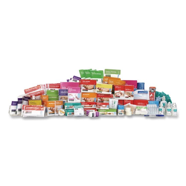 AERO HEALTHCARE 200 Series Class B 5-Shelf First Aid Cabinet Refill - Meds, 1,183 Pieces (AOHSF200BMTSF)