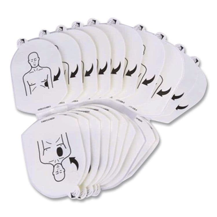 AERO HEALTHCARE HeartSine AED Trainer Electrodes, 10 Electrodes (AOHTRNACC02)