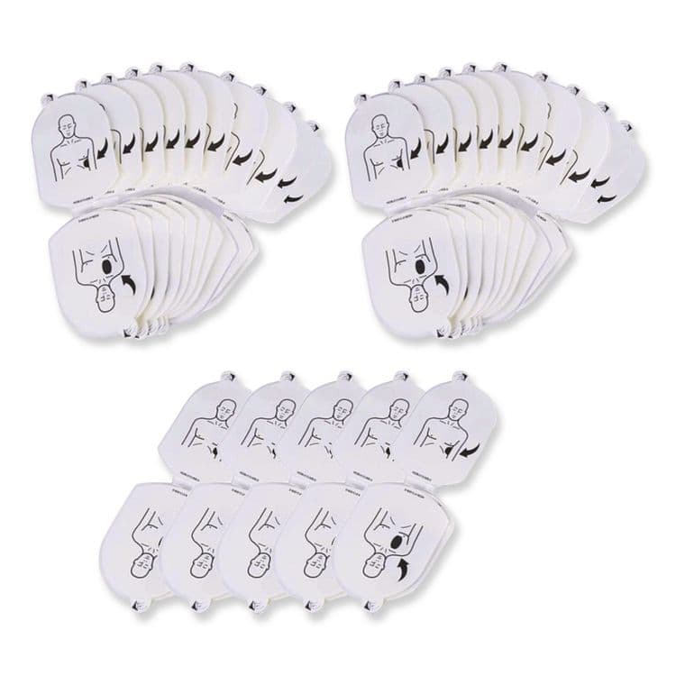 AERO HEALTHCARE HeartSine AED Trainer Electrodes, 25 Electrodes (AOHTRNACC03)