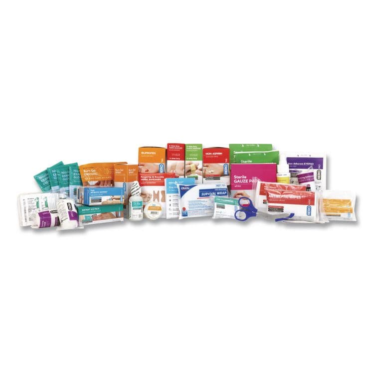 AERO HEALTHCARE 80 Series Class A 2-Shelf First Aid Cabinet Refill - Meds, 479 Pieces (AOHSF80AMTSF)