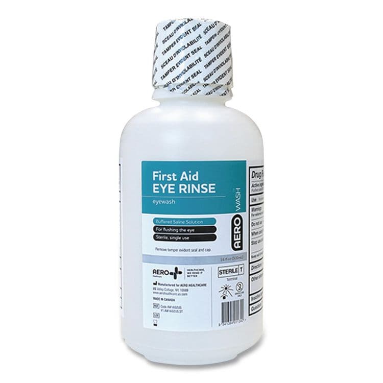 AERO HEALTHCARE Emergency Eyewash Station Wall Cabinet, 16 oz Bottle, 2 Bottles/Station (AOHSFCESUS) thumbnail 2