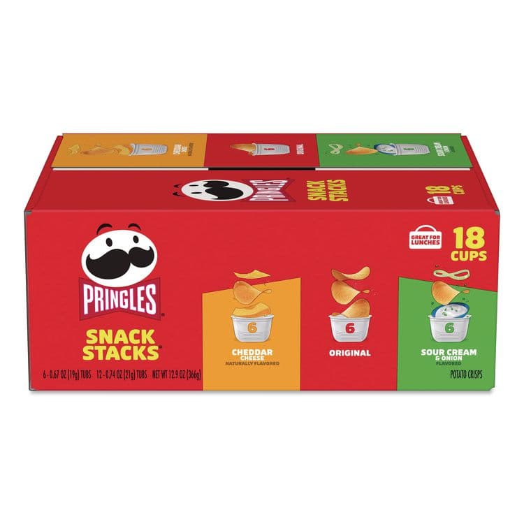 KELLOGG'S Snack Stacks, Assorted Flavors, 18 Cups/Carton (KEB18252)