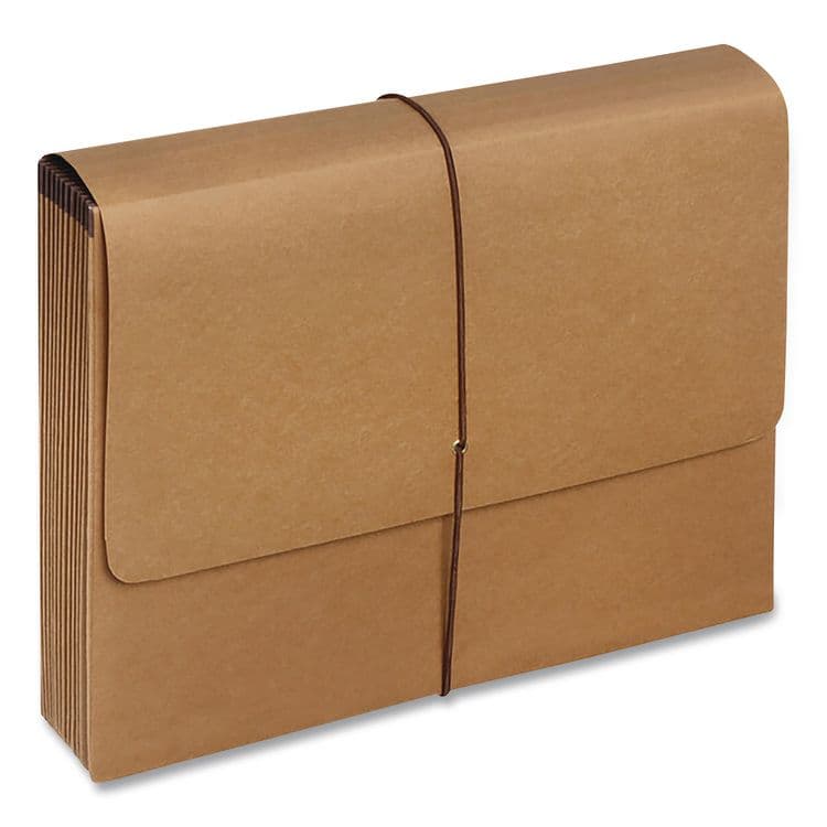 TOPS BUSINESS FORMS Kraft Indexed Expanding File, 21 Sections, Elastic Cord Closure, 1/21-Cut Tabs, Letter Size, Brown (PFXK17AOX) thumbnail 2