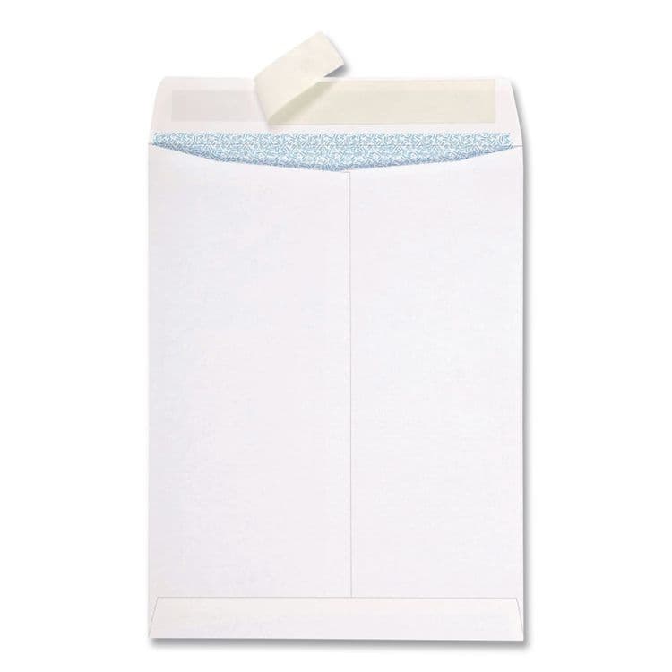 QUALITY PARK PRODUCTS Redi-Strip Security Tinted Envelope, #10 1/2, Square Flap, Redi-Strip Adhesive Closure, 9 x 12, White, 100/Box (QUA44926) thumbnail 3