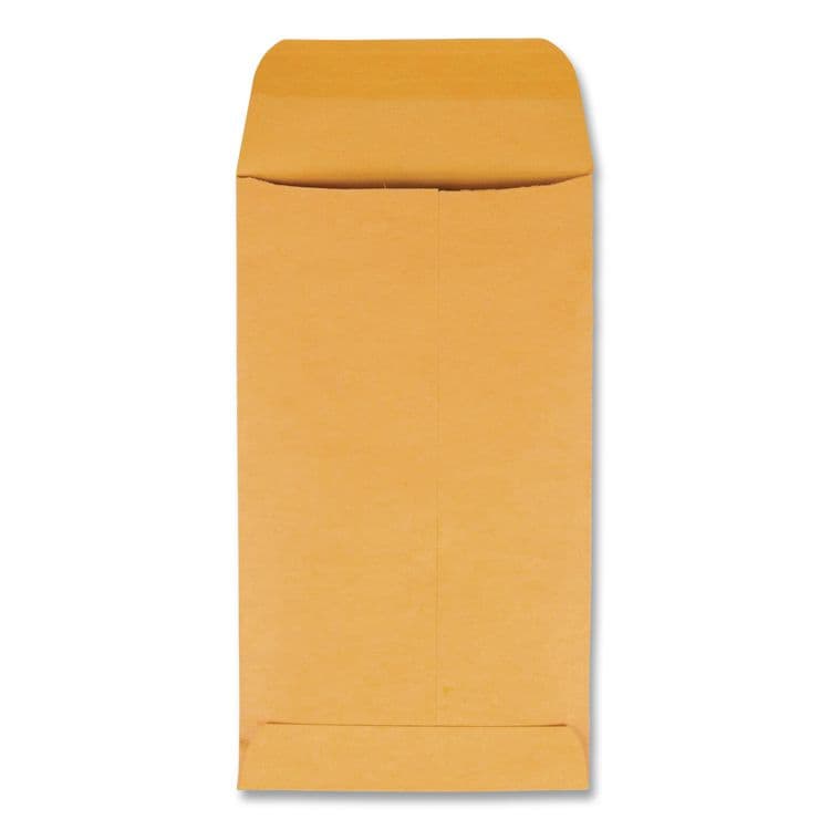 QUALITY PARK PRODUCTS Kraft Coin and Small Parts Envelope, #6, Square Flap, Gummed Closure, 3.38 x 6, Brown Kraft, 500/Box (QUA50662) thumbnail 3