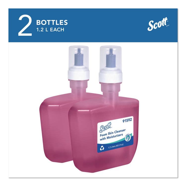 KIMBERLY CLARK Pro Foam Skin Cleanser with Moisturizers Refill, Citrus Floral Scent, 1.2 L, 2/Carton (KCC91592) thumbnail 2
