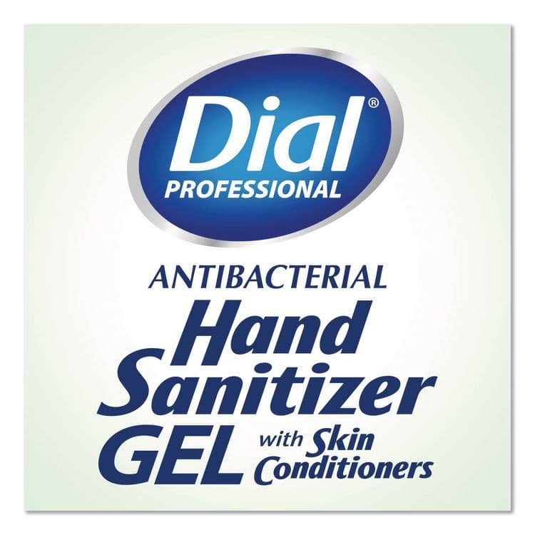 DIAL PROFESSIONAL Gel Antibacterial Hand Sanitizer, 11 oz Pump Bottle, Fragrance-Free, 12/Carton (DIA35482) thumbnail 4