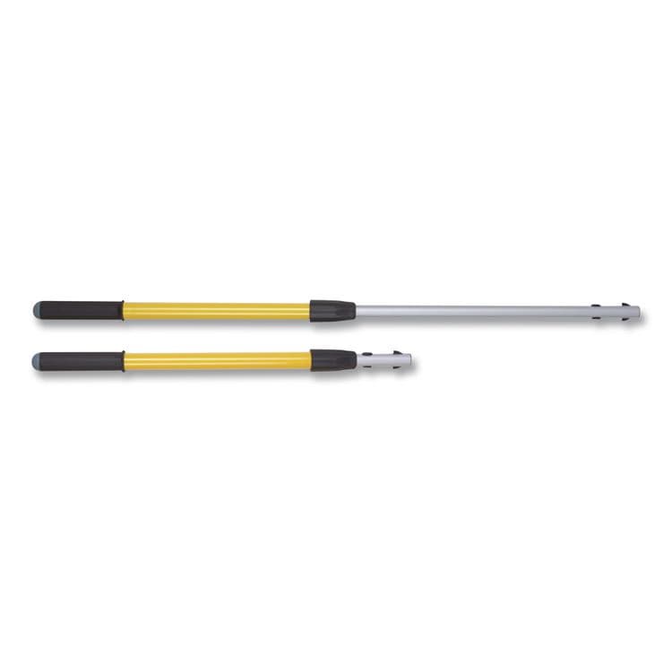 RUBBERMAID COMMERCIAL PROD. HYGEN Quick-Connect Extension Handle, 20" to 40", Yellow/Black (RCPQ745) thumbnail 3