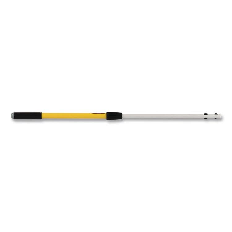 RUBBERMAID COMMERCIAL PROD. HYGEN Quick-Connect Extension Handle, 20" to 40", Yellow/Black (RCPQ745) thumbnail 2