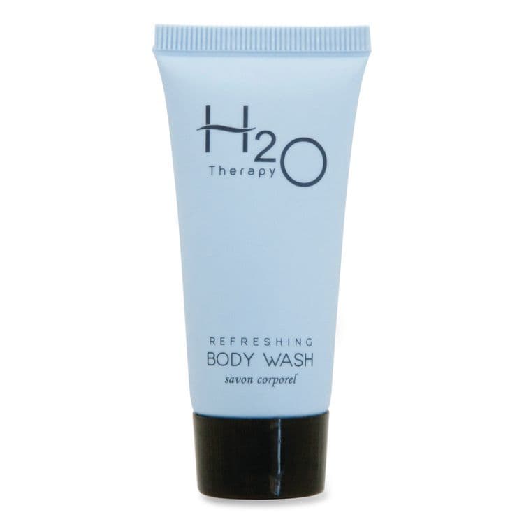 DIVERSIFIED HOSPITALITY SOLUTIONS, LTD. H2O Therapy Body Wash Single Use, White Tea and Lemongrass, 0.85 oz, 300/Carton (DHS007088)