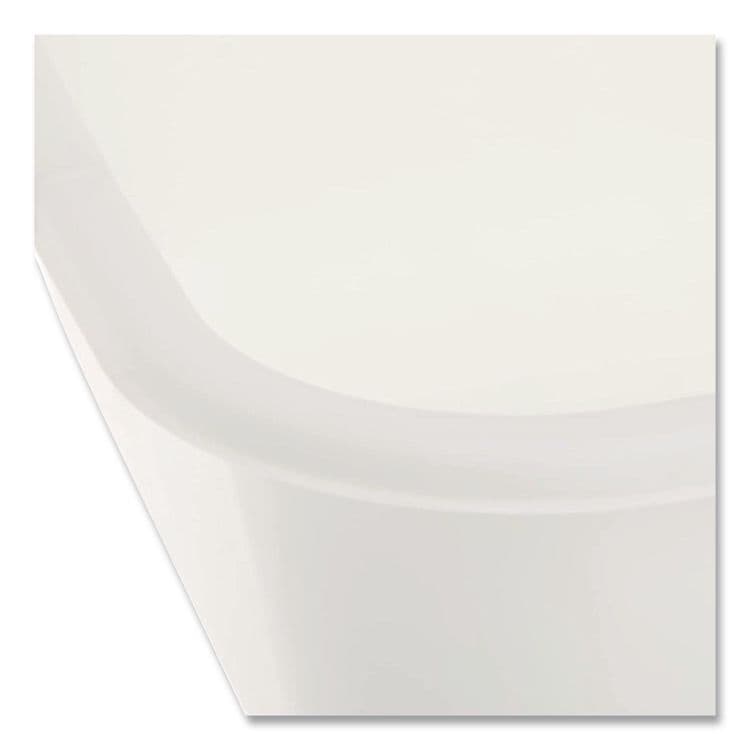 RUBBERMAID Microban Dishpan, 4.5 gal, 14.5" x 12.5" x 5.7", White, 6/Carton (RCP2951ARWHTCT) thumbnail 4