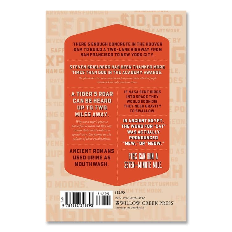 WILLOW CREEK PRESS Facts Crazier Than Fiction Softcover Book, Paperback, 112 Pages (WPR49793) thumbnail 2