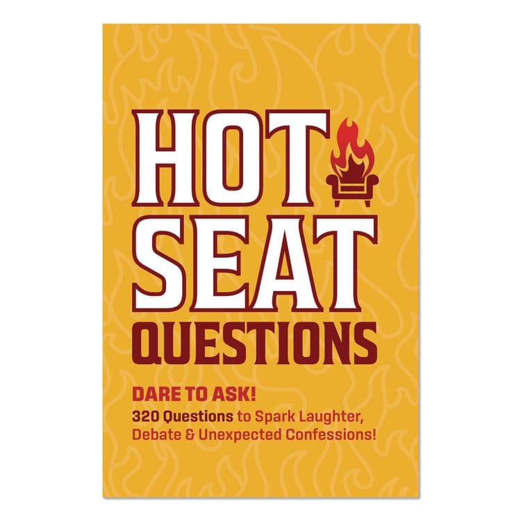 WILLOW CREEK PRESS Hot Seat Questions Softcover Book, Paperback, 112 Pages (WPR49915)