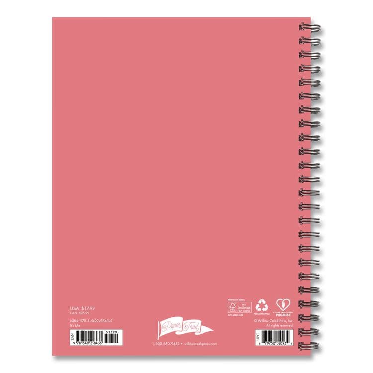 WILLOW CREEK PRESS It's Me Weekly/Monthly Planner, Song Lyrics, 8.5 x 6.5, Pink Cover, 12-Month (Jan to Dec): 2026 (WPR58435) thumbnail 2