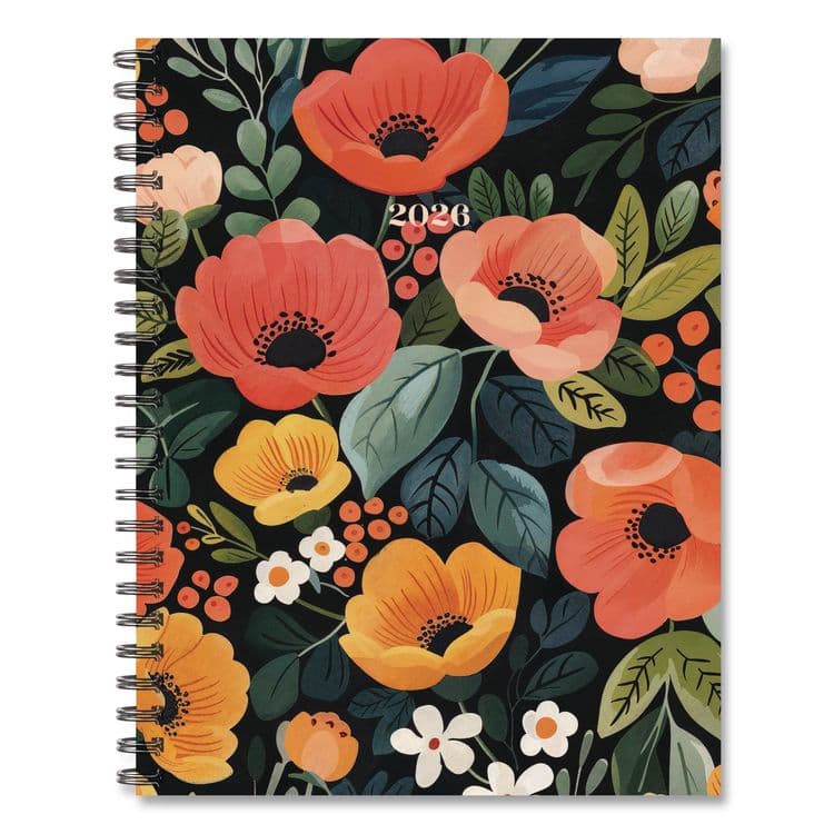 WILLOW CREEK PRESS Poppy Plans Weekly/Monthly Planner, 11 x 8.5, Multicolor Cover, 12-Month (Jan to Dec): 2026 (WPR56714)