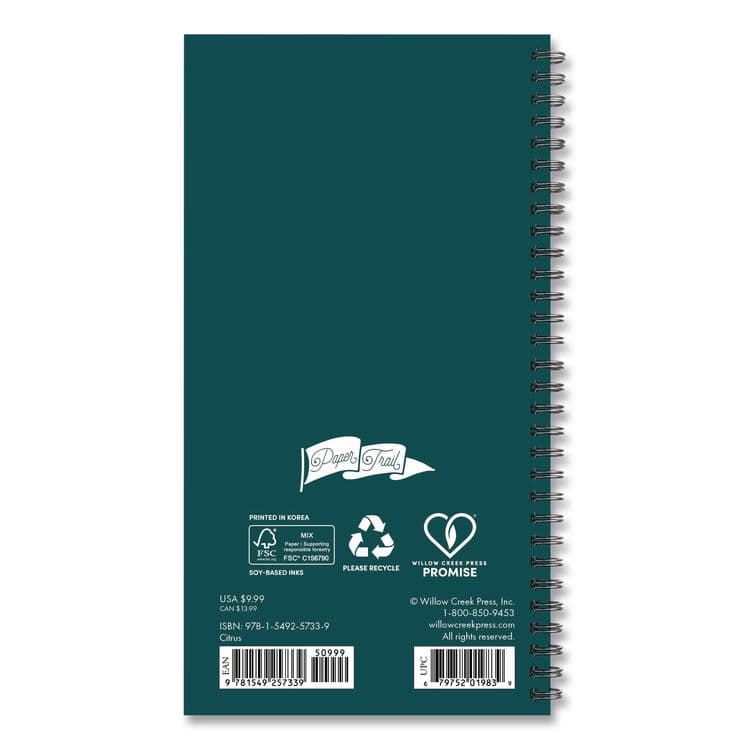 WILLOW CREEK PRESS Citrus Softcover Weekly/Monthly Spiral Planner, Floral, 6.5 x 3.5, Multicolor Cover, 12-Month (Jan to Dec}: 2026 (WPR57339) thumbnail 2