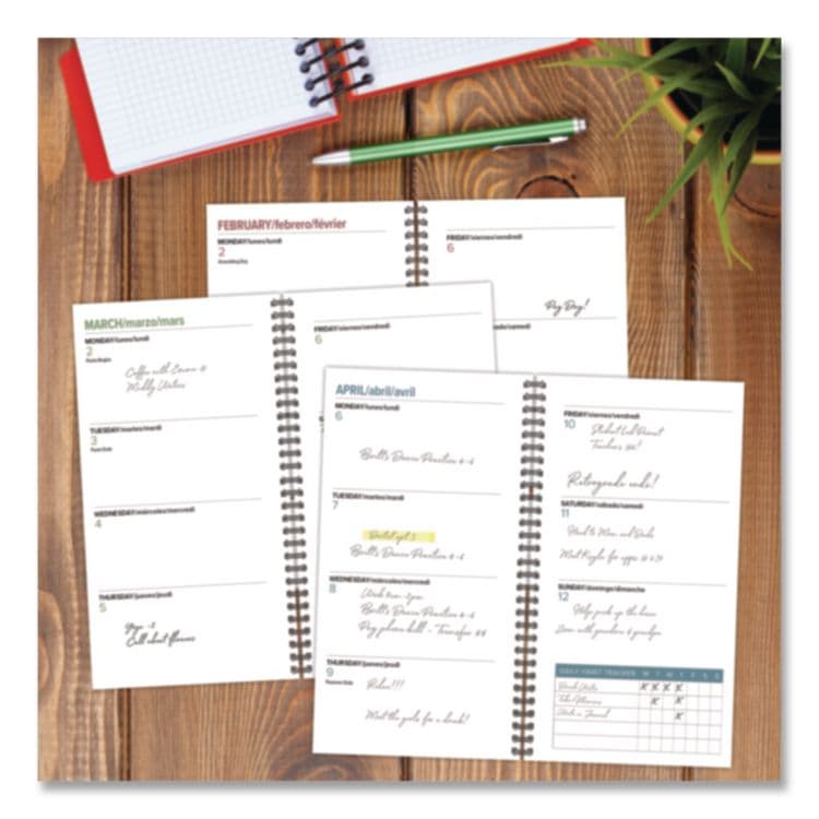 WILLOW CREEK PRESS Celestial Softcover Weekly/Monthly Spiral Planner, 6.5 x 3.5, Black/Gold Cover, 12-Month (Jan to Dec): 2026 (WPR57322) thumbnail 3