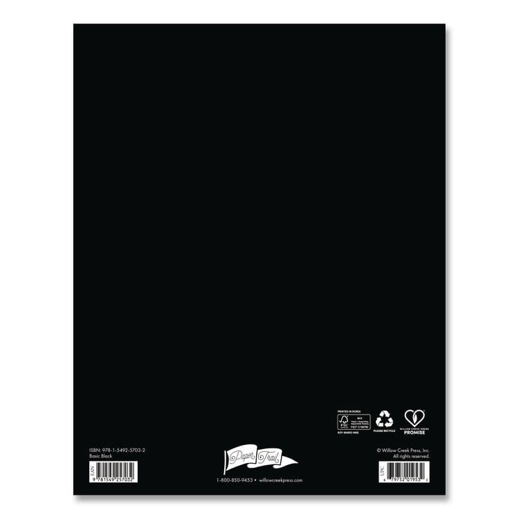 WILLOW CREEK PRESS Basic Black Monthly Planner, 9.5 x 7.5, Black Cover, 12-Month (Jan to Dec): 2026 (WPR57032) thumbnail 2