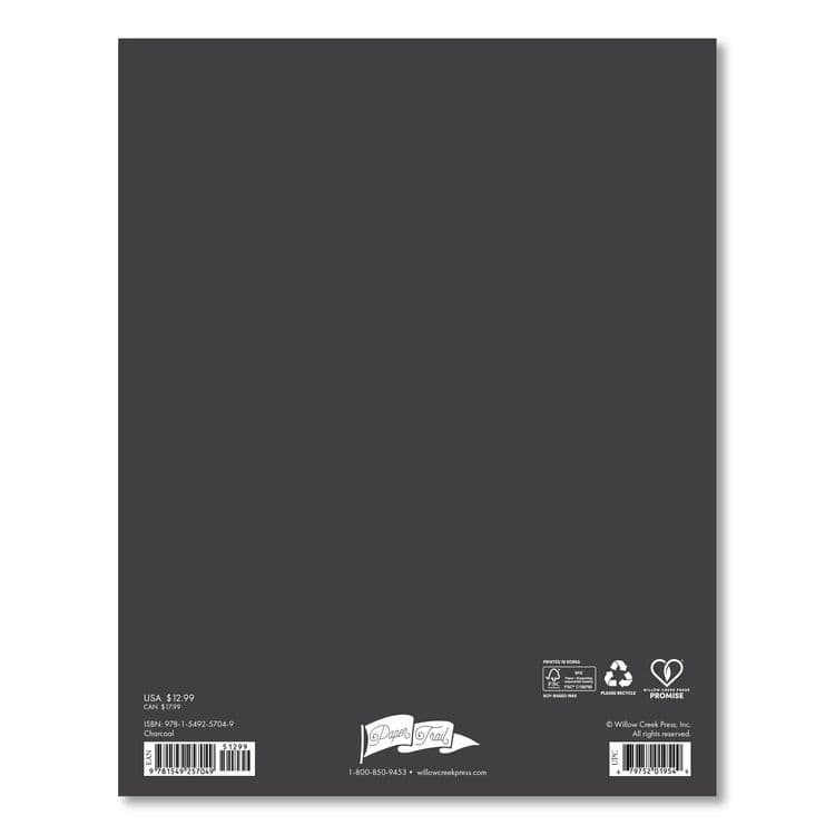 WILLOW CREEK PRESS Charcoal Monthly Planner, 9.5 x 7.5, Charcoal Cover, 12-Month (Jan to Dec): 2026 (WPR57049) thumbnail 2