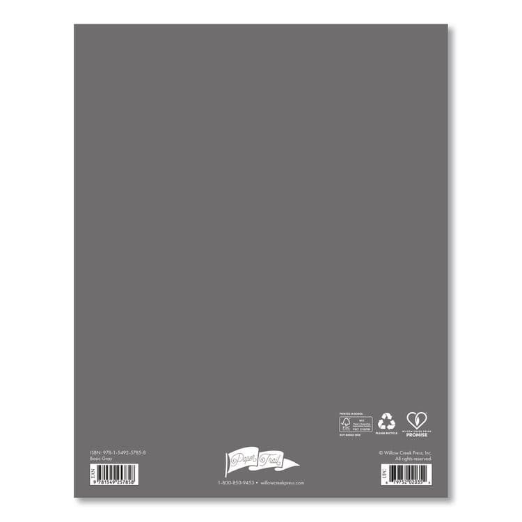 WILLOW CREEK PRESS Basic Gray Booklet Monthly Planner, 9.5 x 7.5, Gray Cover, 12-Month (Jan to Dec): 2026 (WPR57858) thumbnail 2