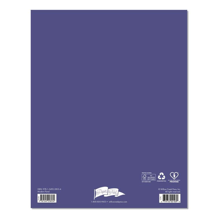 WILLOW CREEK PRESS Modern Floral Monthly Planner, 9.5 x 7.5, Purple Cover, 12-Month (Jan to Dec): 2026 (WPR58534) thumbnail 2