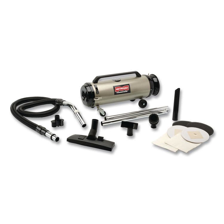 METROVAC Metropolitan Professionals Canister Vacuum, 11.25 A Current, Black (MEV104577942)