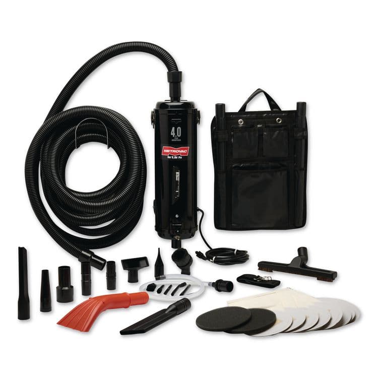 METROVAC Vac 'n Blo Portable Detailing Vacuum/Blower, 25" x 13" x 21", Black (MEV112112877)