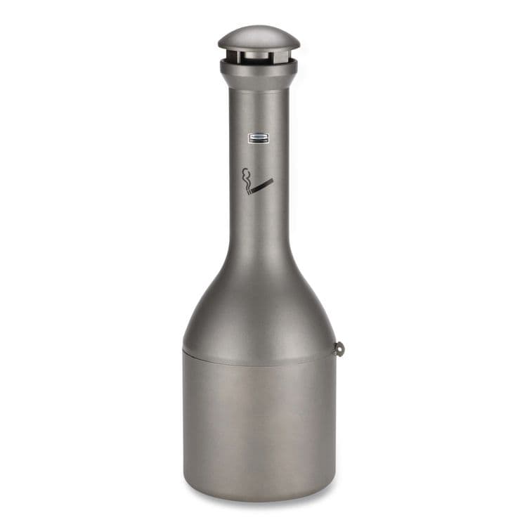 RUBBERMAID COMMERCIAL PROD. Infinity Traditional Smoking Receptacle, 4.1 gal, 13 dia x 39h, Antique Pewter (RCP9W33APE)