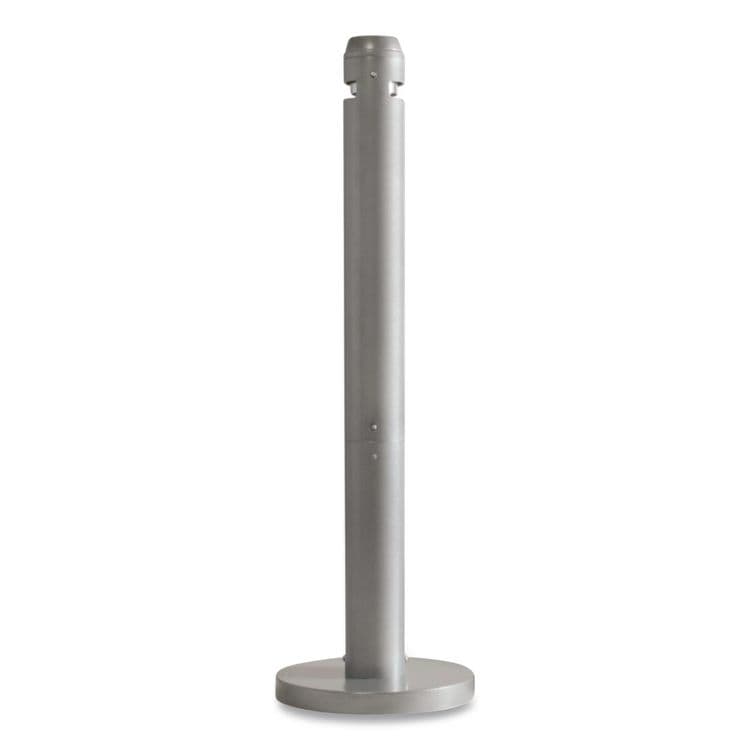 RUBBERMAID COMMERCIAL PROD. Smoker's Pole, Round, Steel, 0.9 gal, 4 dia x 41h, Silver (RCPR1SM)