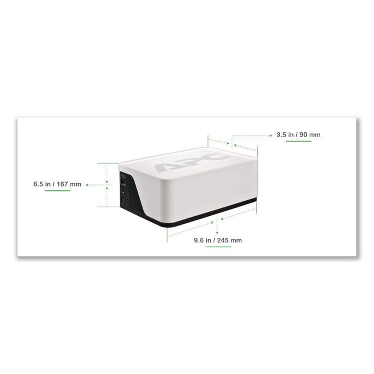 AMERICAN POWER CONVERSION Back-UPS BE700G3 Battery Backup System, 6 Outlets, 700 VA, 490 J (APABE700G3) thumbnail 4