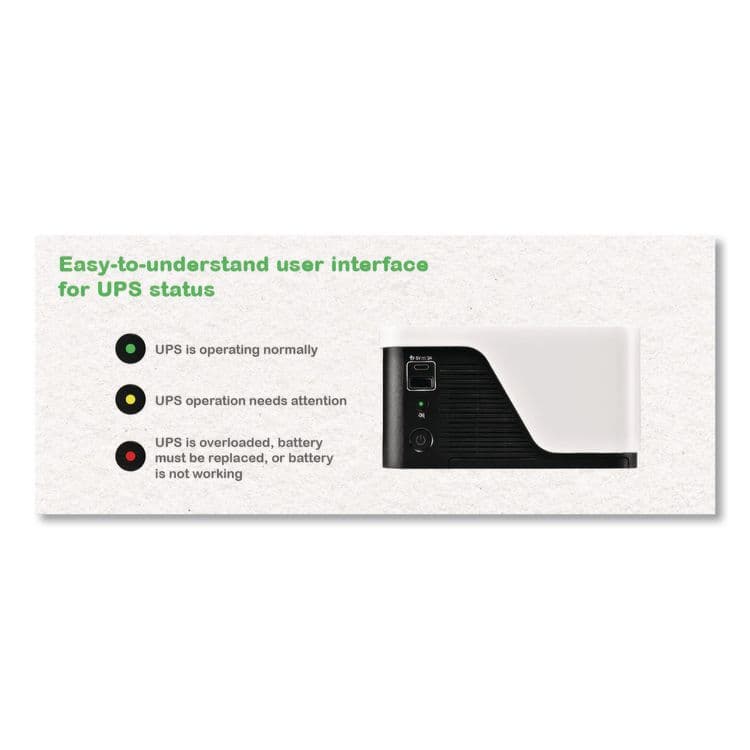 AMERICAN POWER CONVERSION Back-UPS BE1050G3 Battery Backup System, 8 Outlets, 1,050 VA, 490 J (APABE1050G3) thumbnail 4