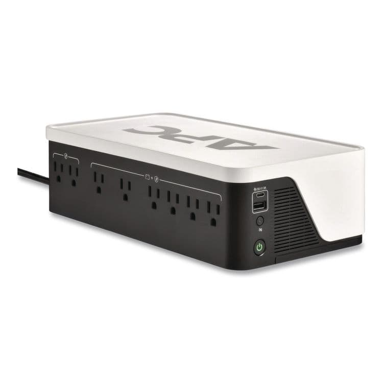 AMERICAN POWER CONVERSION Back-UPS BE1050G3 Battery Backup System, 8 Outlets, 1,050 VA, 490 J (APABE1050G3)