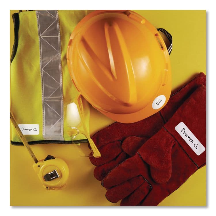 AVERY PRODUCTS CORPORATION No-Iron Fabric Labels, Handwrite Only, Assorted Shapes and Sizes, White, 15/Sheet, 10 Sheets/Pack (AVE40726) thumbnail 2