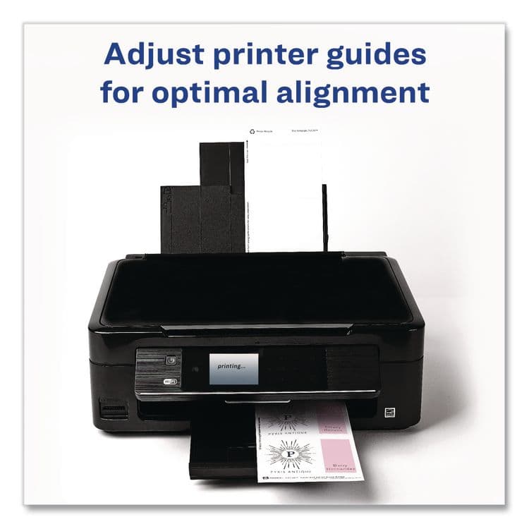 AVERY PRODUCTS CORPORATION Pin-Style Badge Holder with Laser/Inkjet Insert, Top Load, 3.5 x 2.25, White, 24/Pack (AVE74652PK) thumbnail 3