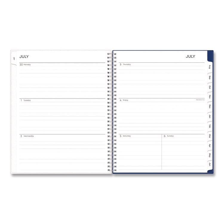 BLUE SKY Blue Block Academic Year Weekly/Monthly Planner, 11 x 8.5, Blue Cover, 12-Month: July 2025 to June 2026 (BLS156066A26) thumbnail 2