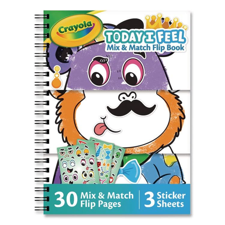 BINNEY & SMITH / CRAYOLA Today I Feel Animal Coloring Book, Ages 3 and Up, 30 Pages (CYO042774) thumbnail 4