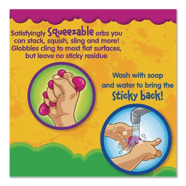 BINNEY & SMITH / CRAYOLA Globbles Squish Toys, Ages 4 and Up, Assorted Colors, 16/Pack (CYO747292) thumbnail 3