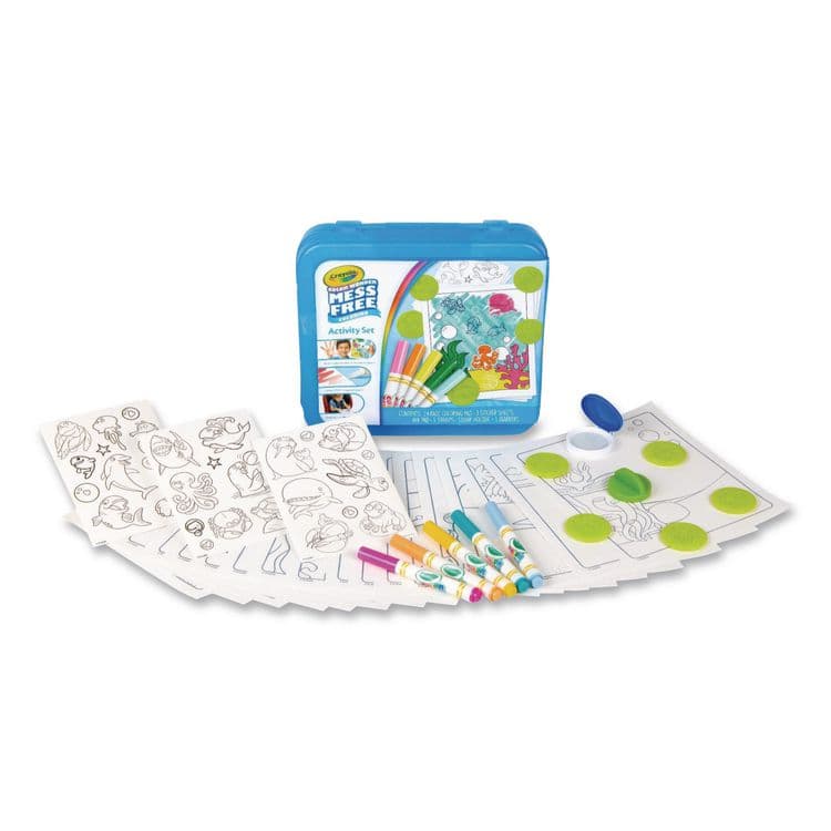 BINNEY & SMITH / CRAYOLA Color Wonder Art Kit, Ocean Animals, Ages 3 and Up, 24 Pages (CYO752349) thumbnail 2