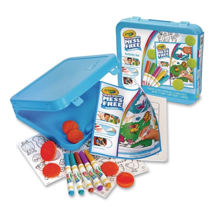 BINNEY & SMITH / CRAYOLA Color Wonder Art Kit, Ocean Animals, Ages 3 and Up, 24 Pages (CYO752349) thumbnail 3